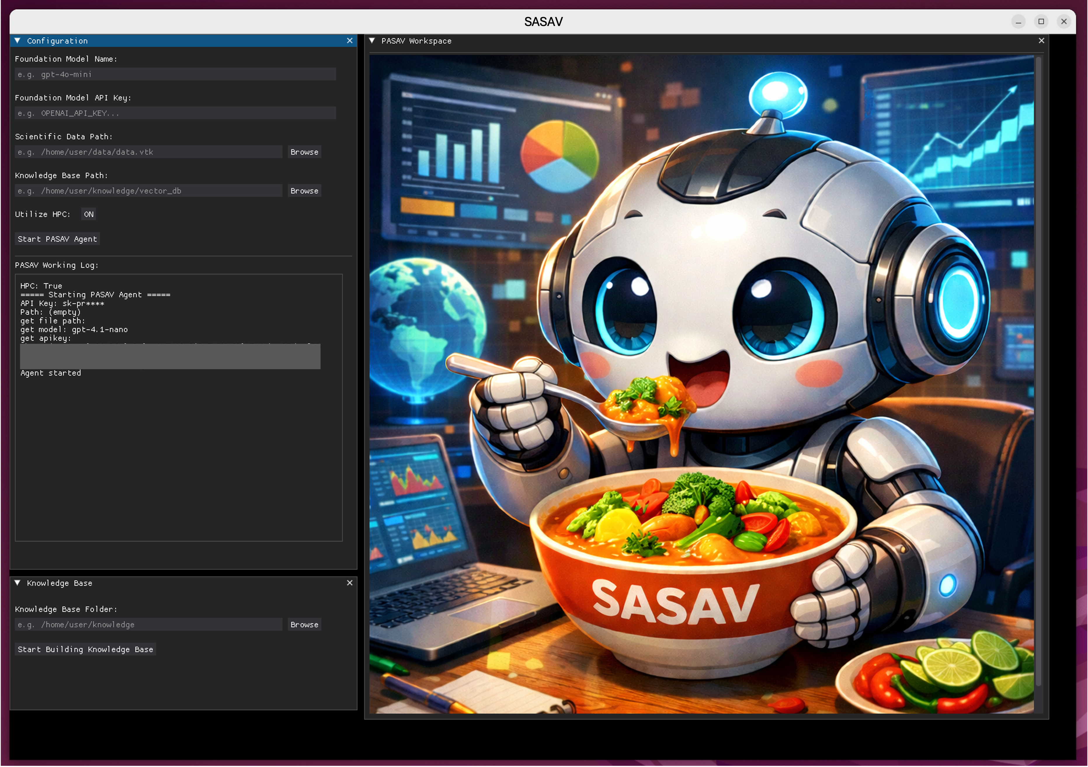 SASAV User Interface